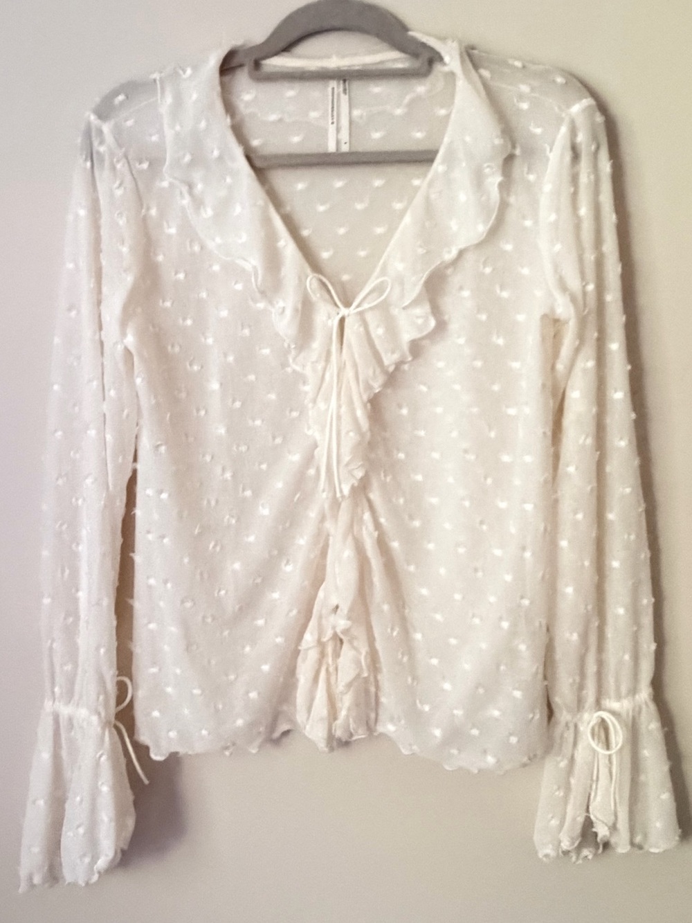 Anthropologie Romantic Ruffle Blouse | Size S